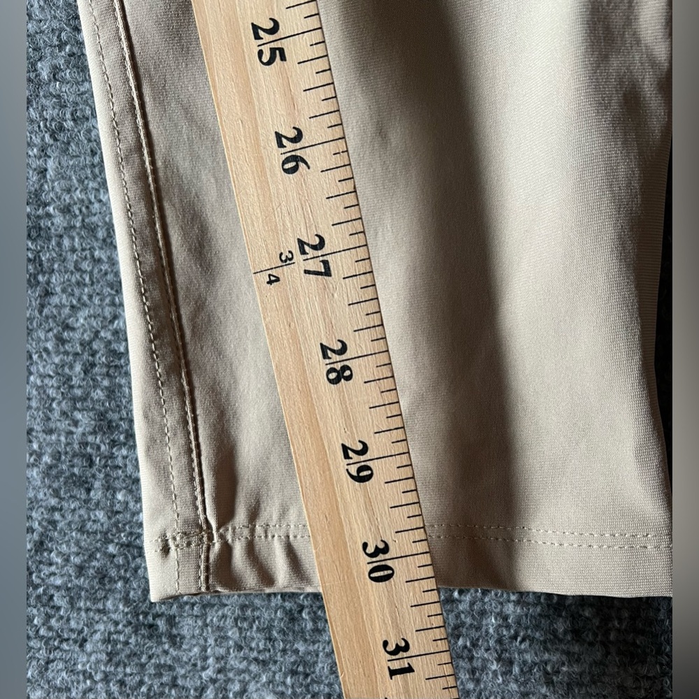 Lululemon ABC Warpstreme Men’s Chino Pants khaki tan Performance Tech Stretch 30 - Picture 7 of 16